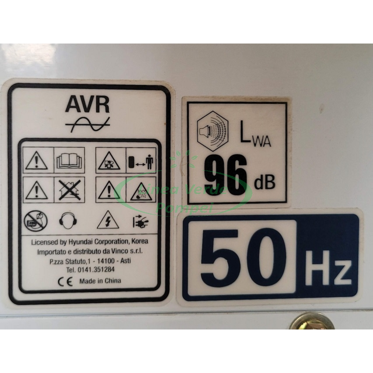 Linea Verde Pompei  Prodotto: 5820 - Generatore di corrente diesel Hyundai  silenziato monofase e trifase su ruote 10kW nominale e 11 kW max  bicilindrico diesel 954 cc FULL POWER cod. 65238