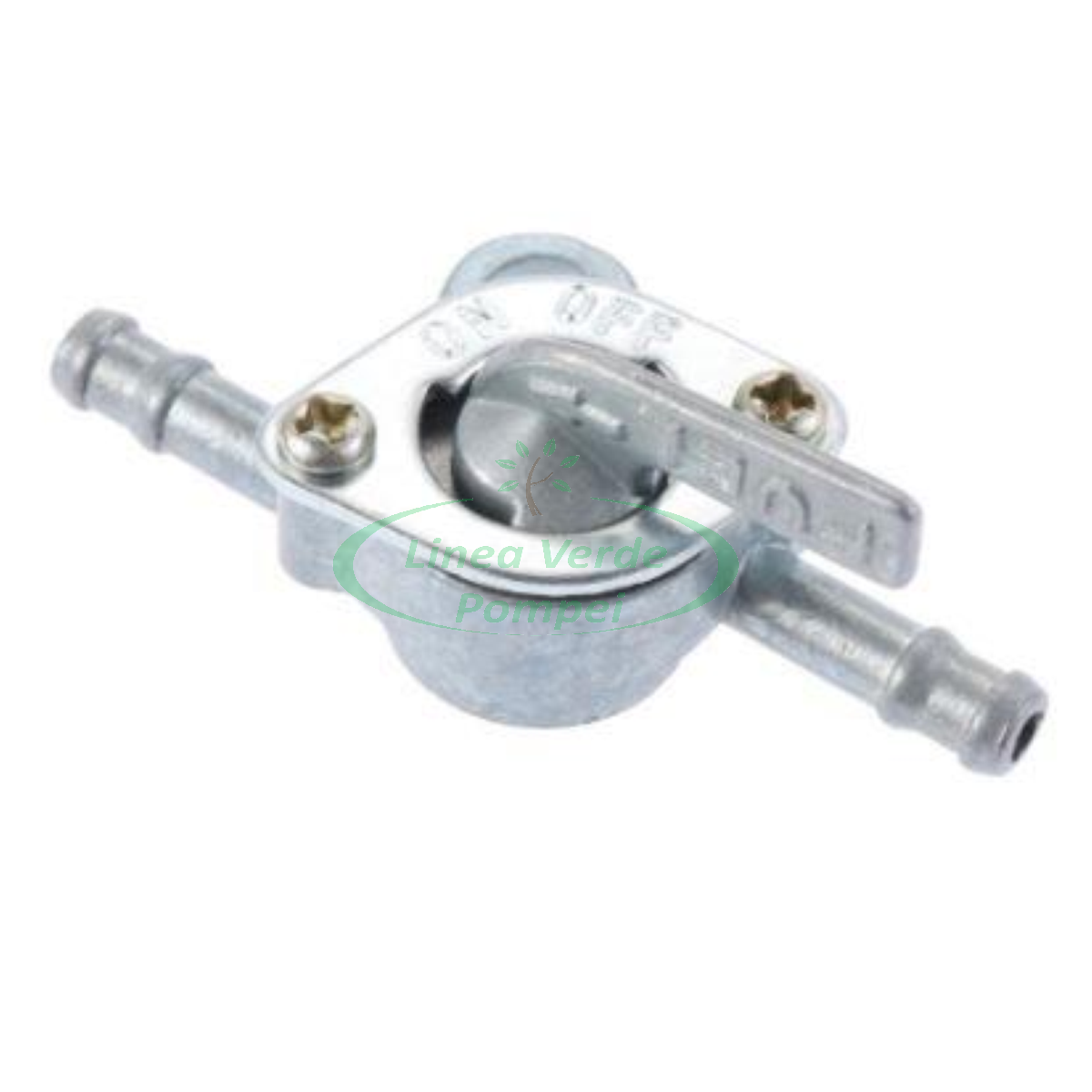 Linea Verde Pompei  Prodotto: 8861 - Valvola con rubinetto On Off per  serbatoio carburante benzina per tubo Ø interno 6 mm - ( - Ricambi  macchine);